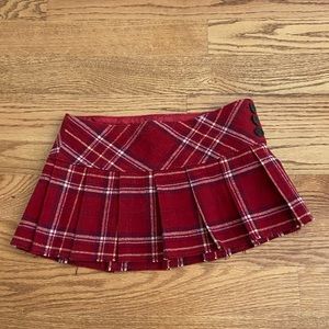vintage mini school girl skirt